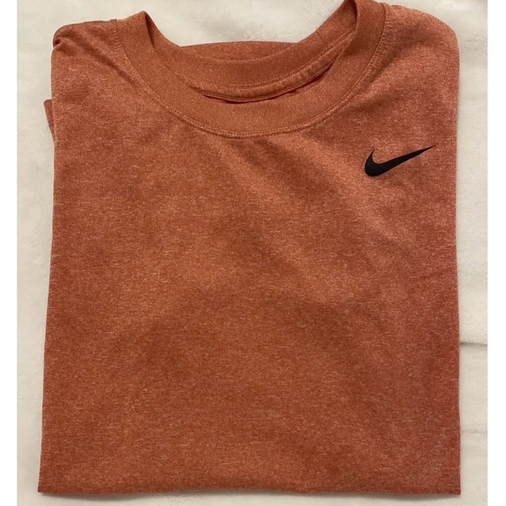 Nike Dri-FIT Heathered Orange Tee